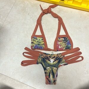 Montce swim bathing suit top and bottoms- both size small